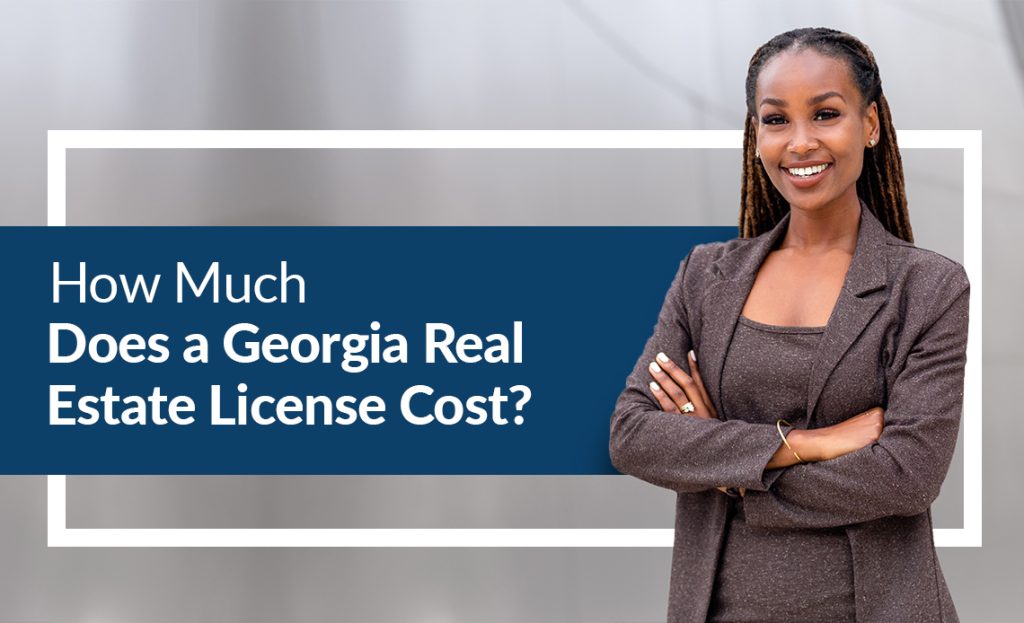 Georgia real estate license cost